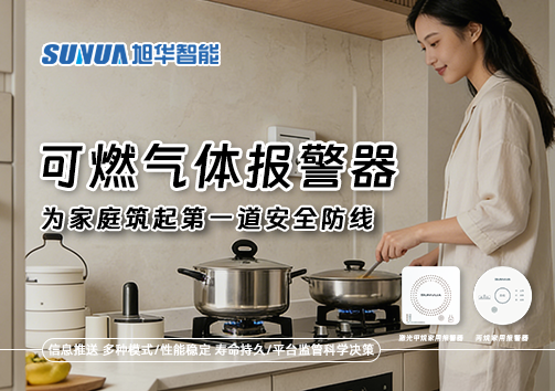 可燃气体报警器，为家庭筑起第一道安全防线！