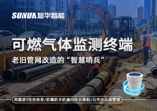 老旧管网改造的“智慧哨兵”：可燃气体监测终端如何重塑地下安全防线